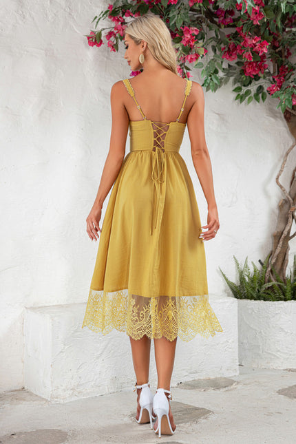 Robe Trapèze Jaune Douceur - gallery 2