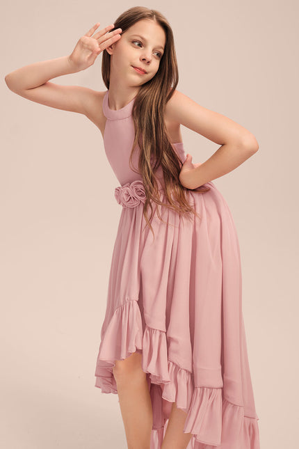 Robe Trapèze Éclosion Rosée - gallery 1