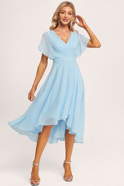 Robe Trapèze Flottante Verte - gallery 1