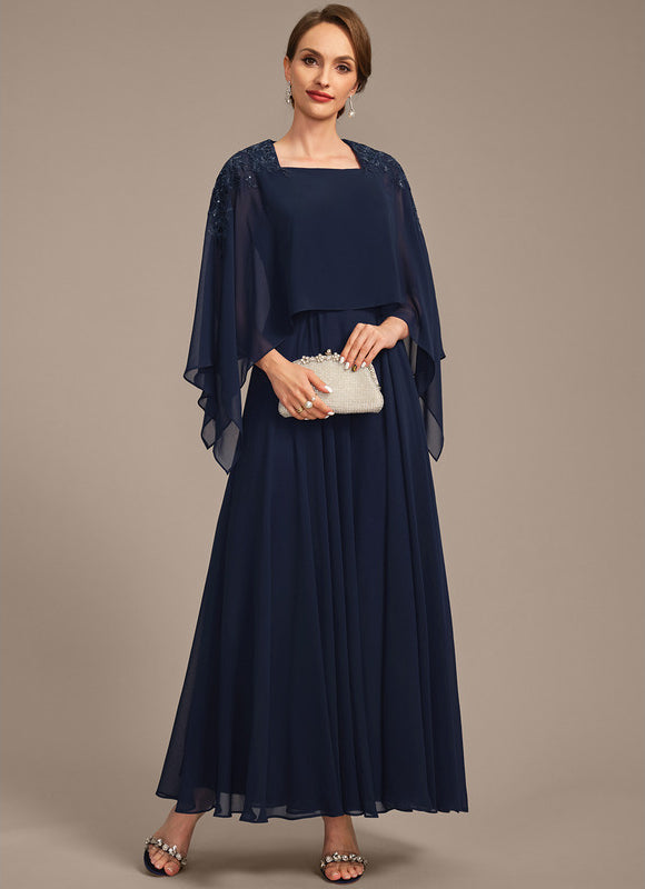 Robe Trapèze Nuit Marine - gallery 2