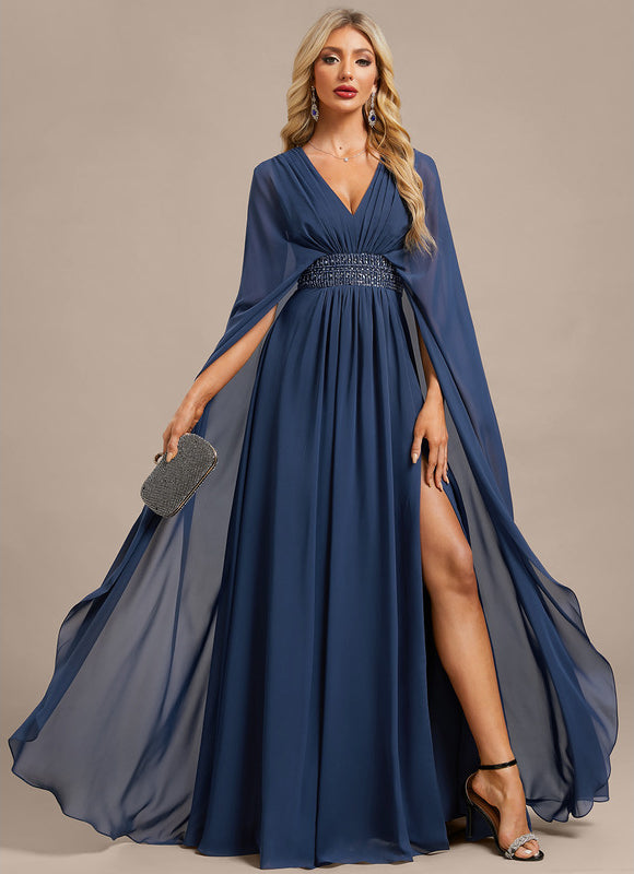 Robe Trapèze Longue Élégante