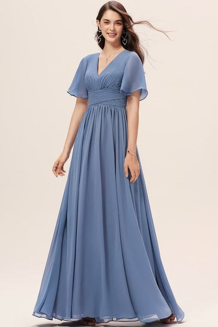 Robe Trapèze Mousseline Fendue