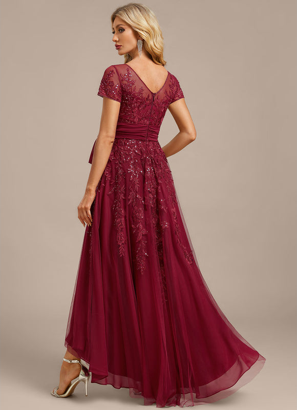 Robe Trapèze Étoile Carmin - gallery 6