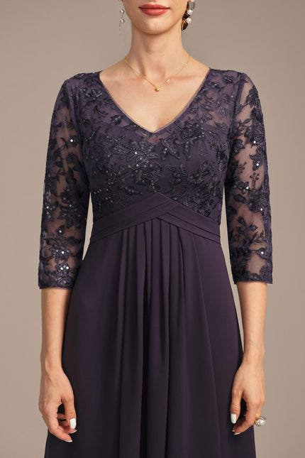 Robe Trapèze Élite Dentelle - gallery 7