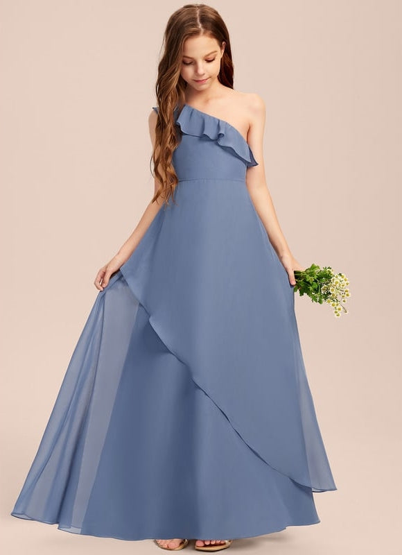 Robe Trapèze Verte Évanescente - gallery 5