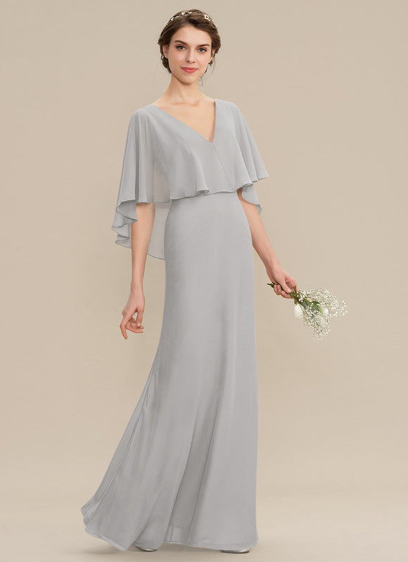 Robe Trapèze Gris Flottant - gallery 7