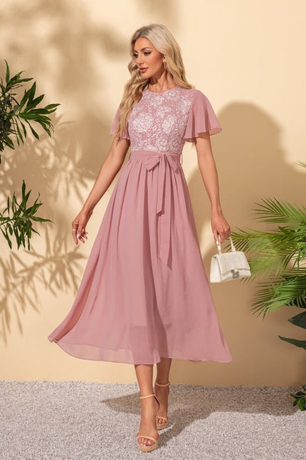 Robe Trapèze Roseau Éthéré - gallery 2