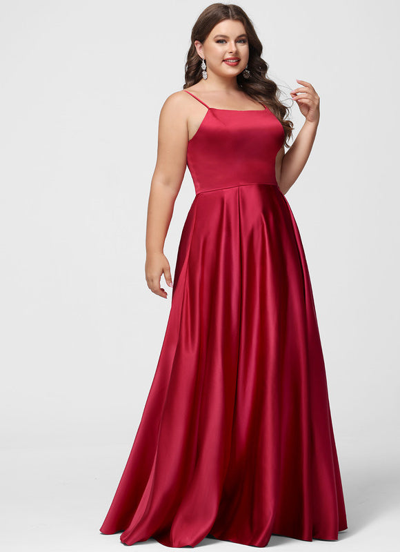Robe Trapèze Satin Émeraude - gallery 4