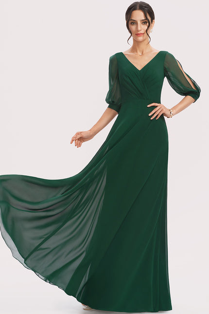 Robe Trapèze Mousseline Fendue