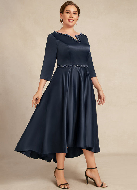 Robe Trapèze Élégance Saphir - gallery 5