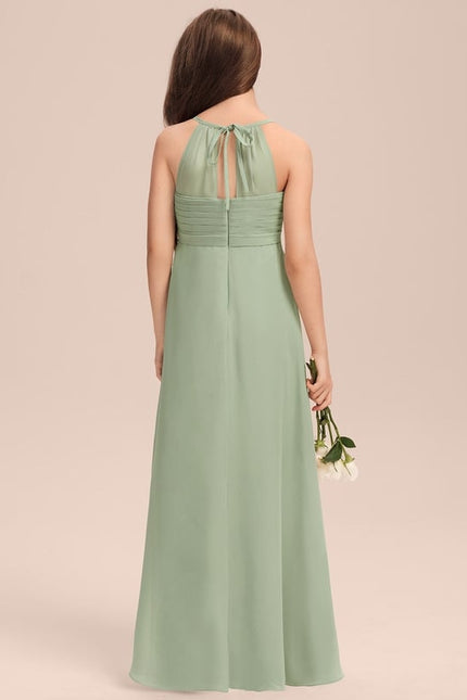 Robe Trapèze Bleu Céleste Aérien - gallery 2