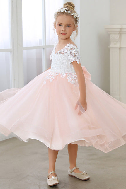 Robe Trapèze Rose Douceur - gallery 4