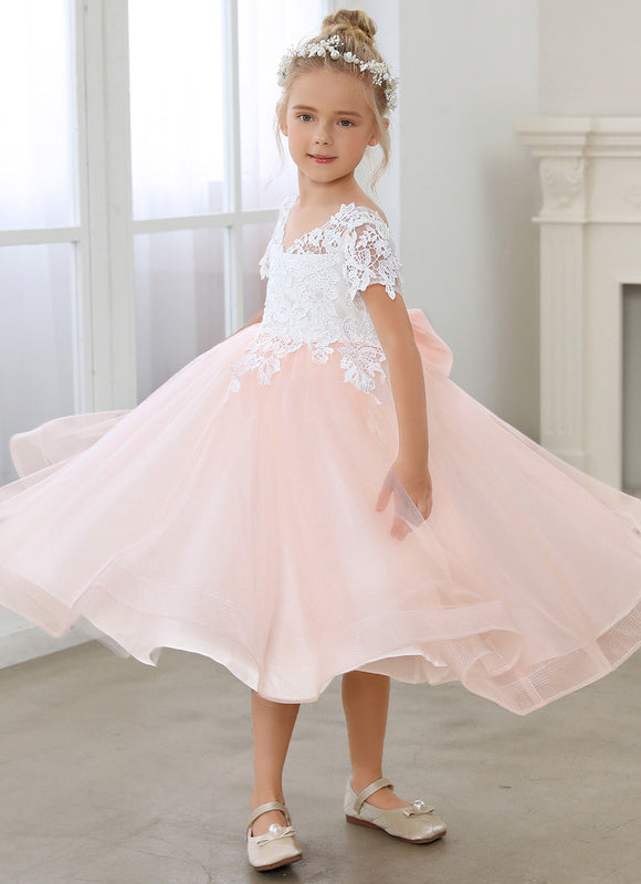 Robe Trapèze Rose Douceur - gallery 4