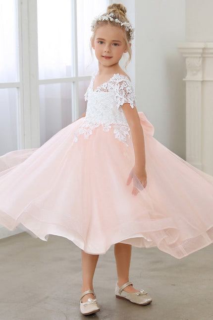 Robe Trapèze Rose Douceur - gallery 4