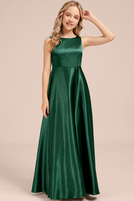 Robe Trapèze Satinée Cerise - gallery 1