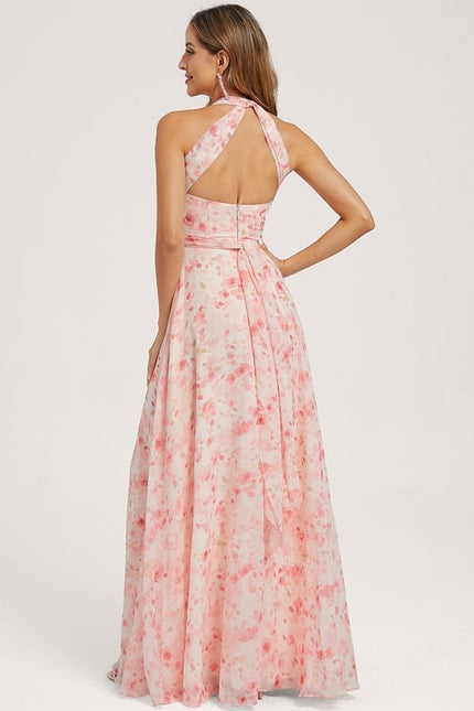 Robe Trapèze Fluide Bordeaux - gallery 3