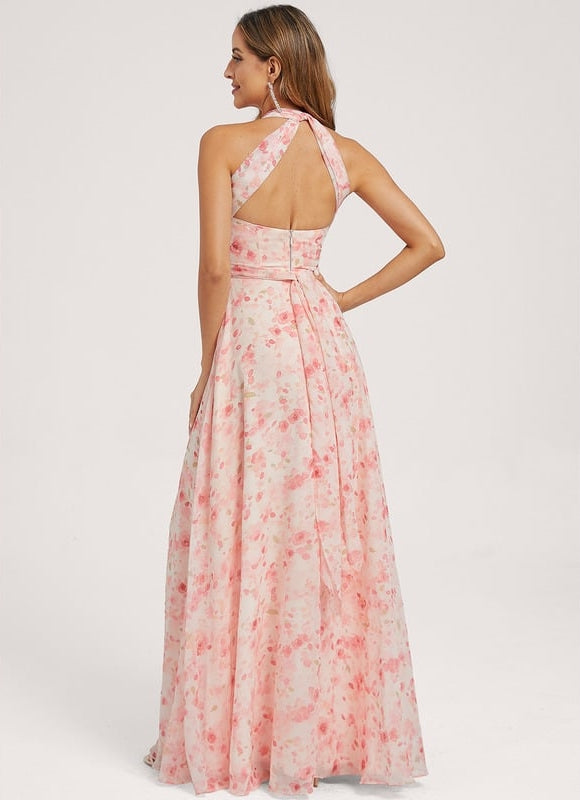 Robe Trapèze Fluide Bordeaux - gallery 3