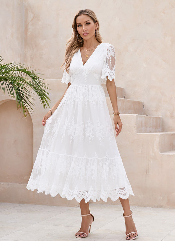 Robe Trapèze Couture Romantique - gallery 5