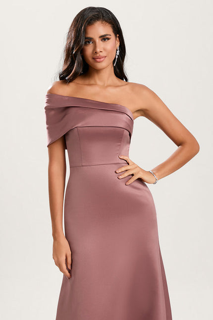Robe Trapèze Silhouette Satinée Élégante - gallery 4