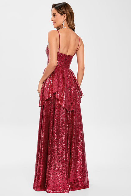 Robe Trapèze Éclat Rubis - gallery 1