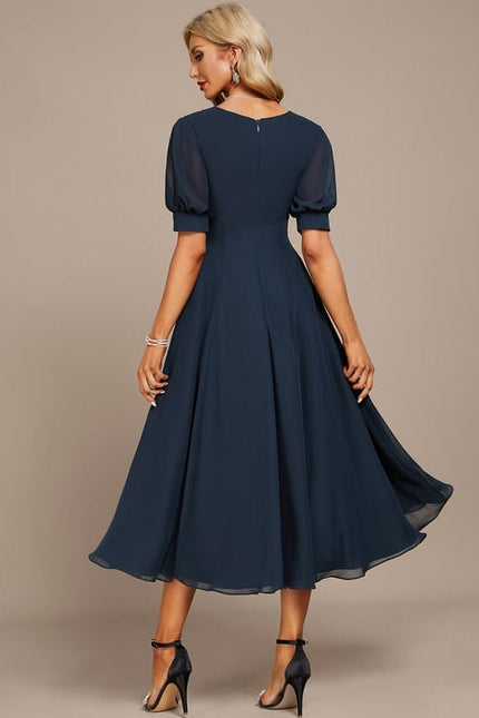 Robe Trapèze Vaporeuse Sereine - gallery 4