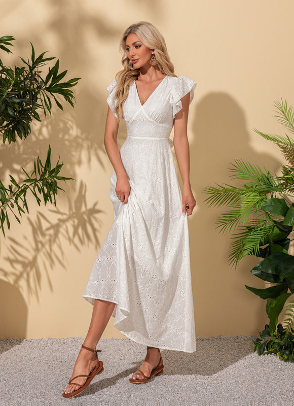 Robe Trapèze Coton Éthérée - gallery 5