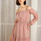 Robe Trapèze Flou Pastel
