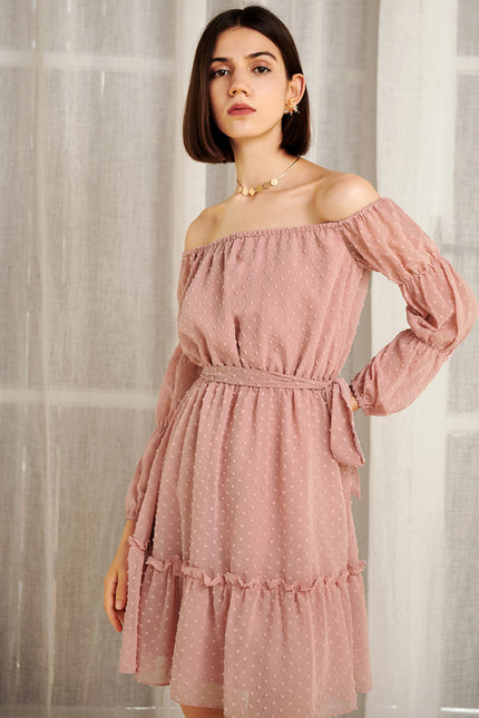 Robe Trapèze Flou Pastel