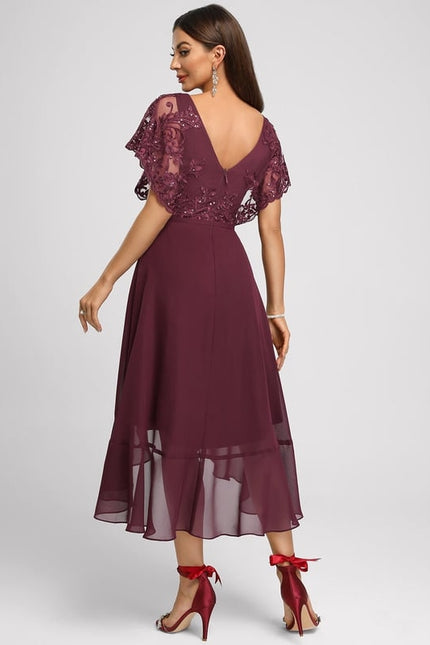 Robe Trapèze Velours Ambré - gallery 4