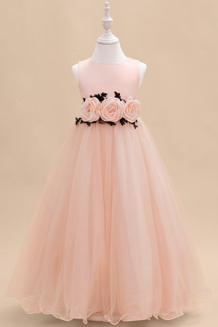 Robe Trapèze Éclat De Pétales - gallery 1