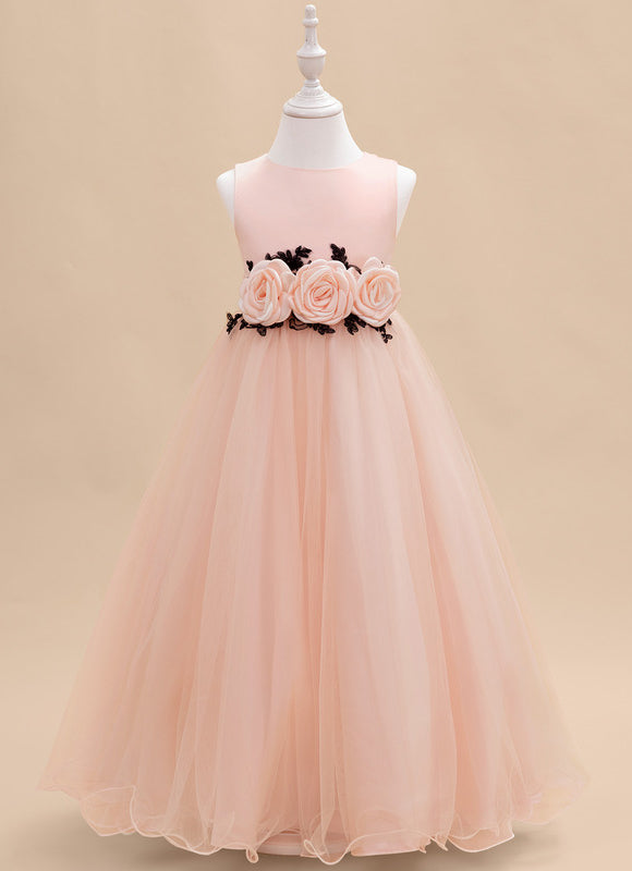 Robe Trapèze Éclat De Pétales - gallery 1