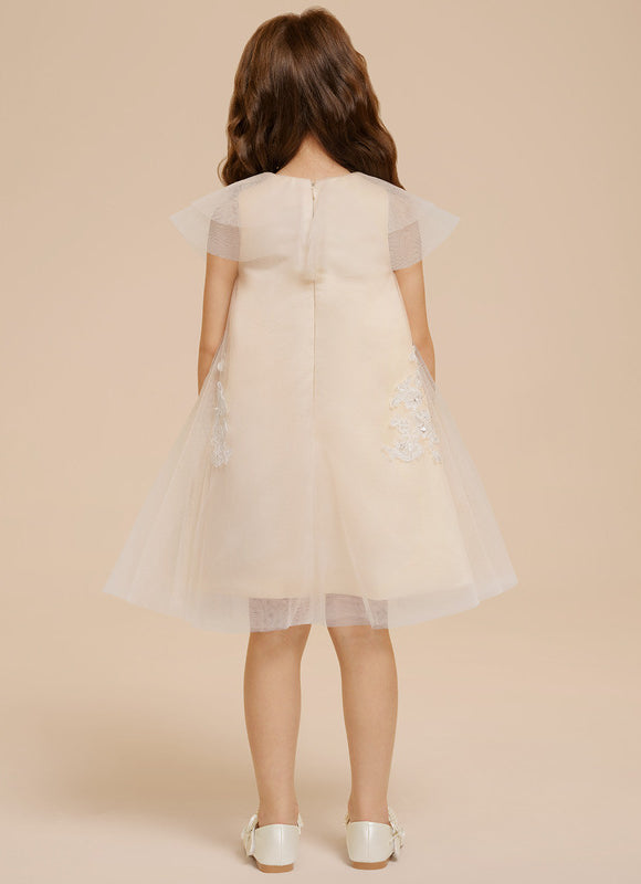 Robe Trapèze Enfant Nuptiale - gallery 4