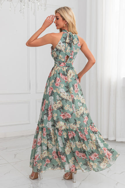 Robe Trapèze Chic Florale Maxi - gallery 1