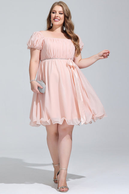 Robe Trapèze Douceur Pêche - gallery 9