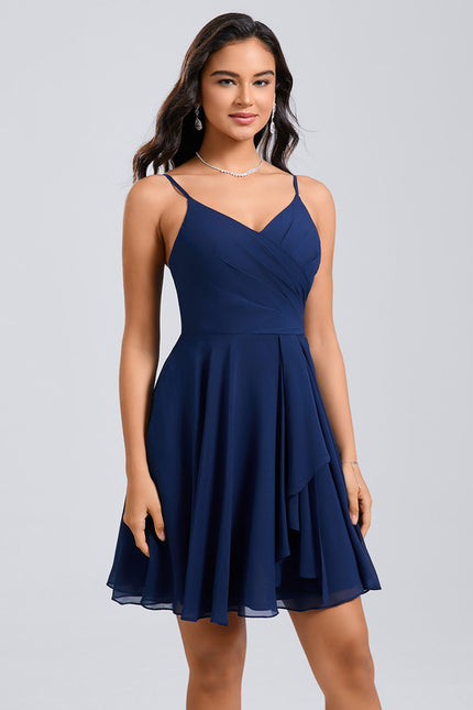Robe Trapèze Marine Éthérée - gallery 4
