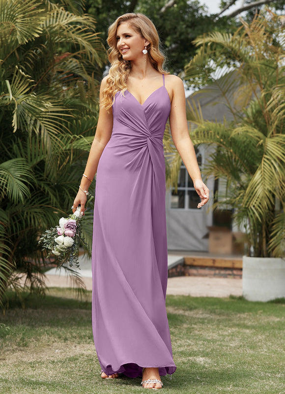 Robe Trapèze Mousseline Fendue - gallery 2
