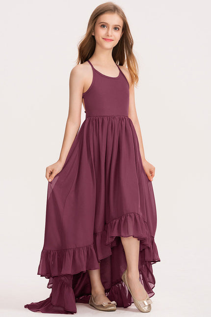 Robe Trapèze Violet Douceur Flottante - gallery 4