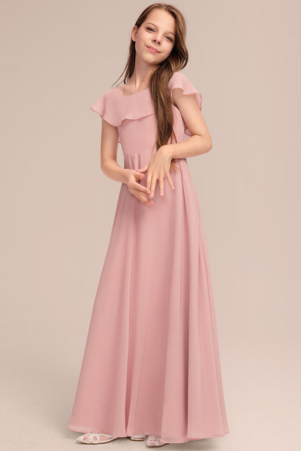 Robe Trapèze Bordeaux Flottante - gallery 2