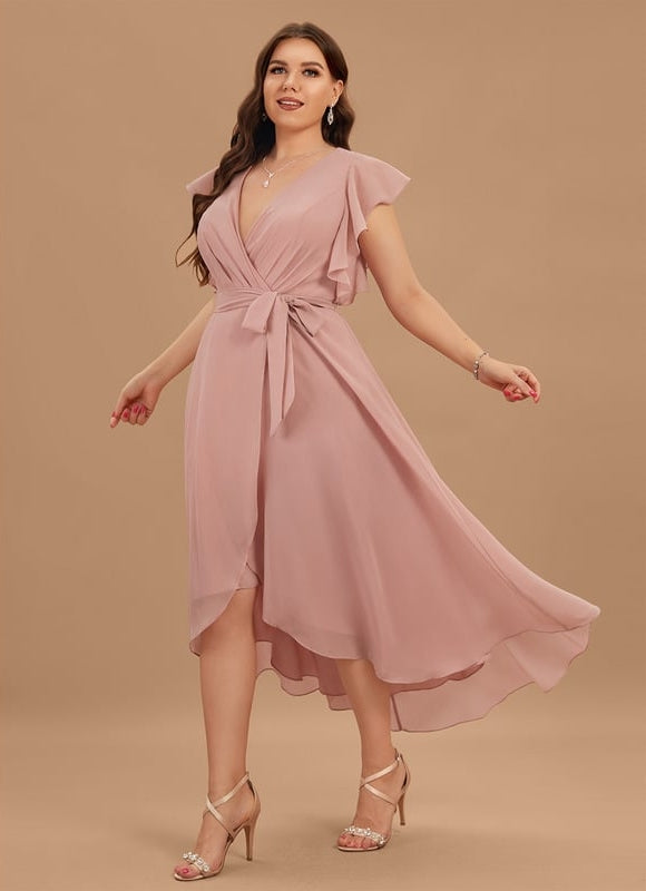 Robe Trapèze Flottante Verte - gallery 5