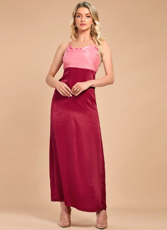 Robe Trapèze Rose Rubis