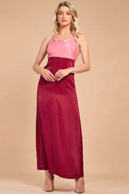 Robe Trapèze Rose Rubis