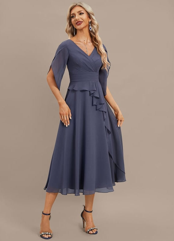 Robe Trapèze Vaporeuse Sereine - gallery 3