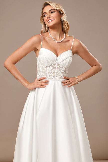 Robe Trapèze Satinée Pureté - gallery 5