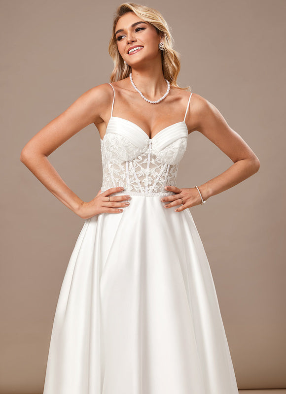 Robe Trapèze Satinée Pureté - gallery 5