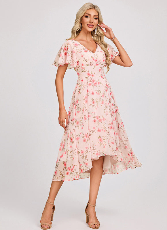 Robe Trapèze Fluide Asymétrique