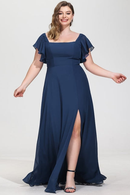 Robe Trapèze Flottante Aqua - gallery 9