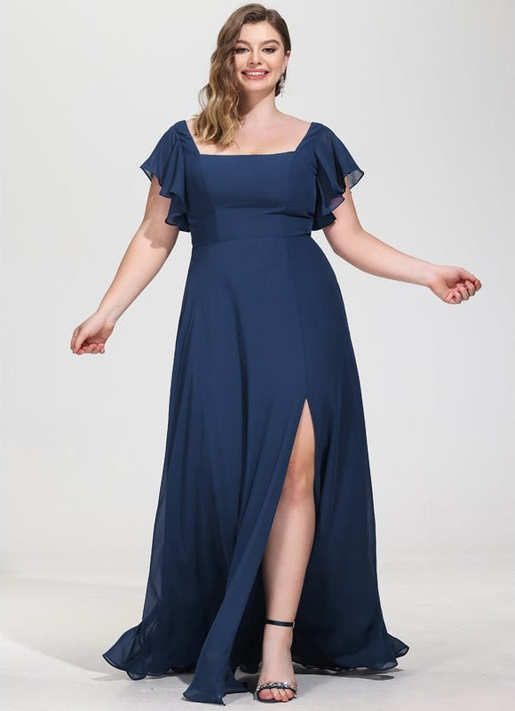 Robe Trapèze Flottante Aqua - gallery 9