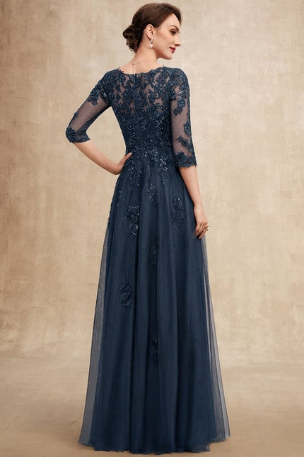 Robe Trapèze Élégance Tulle Cristal - gallery 6
