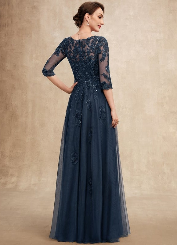 Robe Trapèze Élégance Tulle Cristal - gallery 6