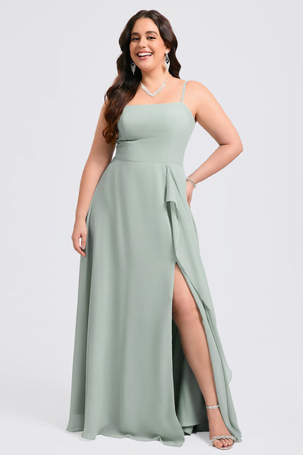 Robe Trapèze Flottante Aqua - gallery 7
